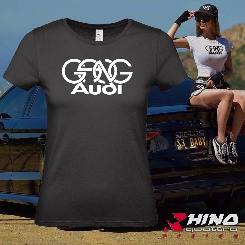 T-Shirt_GANG_Audi_Black_Woman