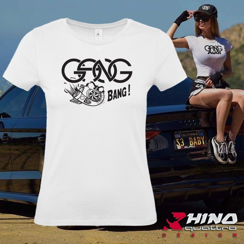 T-Shirt_GANG_BANG_Audi_White_Woman