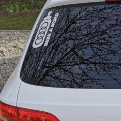 Sticker-Bébé_à_Bord-Audi-Anneaux-Biberon