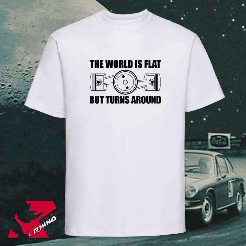 T-Shirt_Porsche_The_World_is_Flat