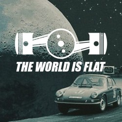 Sticker-Porsche-The-World-is-Flat